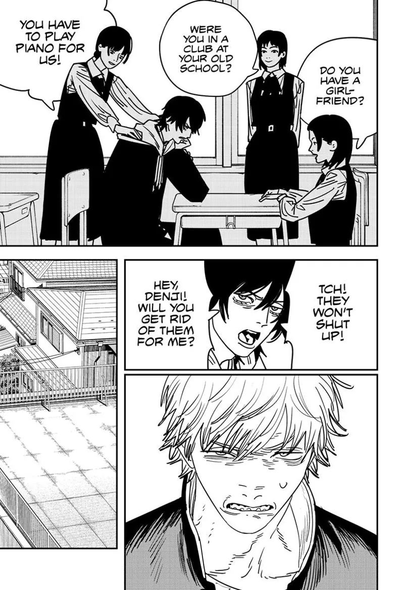 Chainsaw Man Manga Chapter 139 page 4 - A Chair's Feelings scene