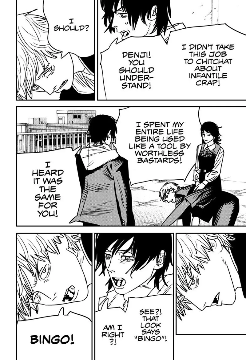 Chainsaw Man Manga Chapter 139 page 9 - A Chair's Feelings scene