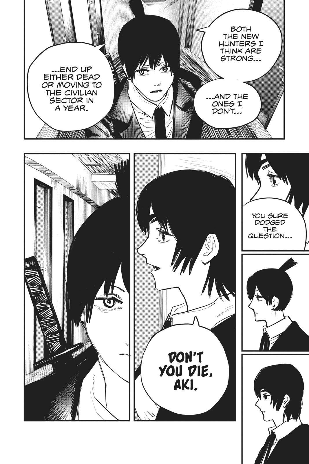 Chainsaw Man Manga Chapter 14 page 13 - French Kiss scene