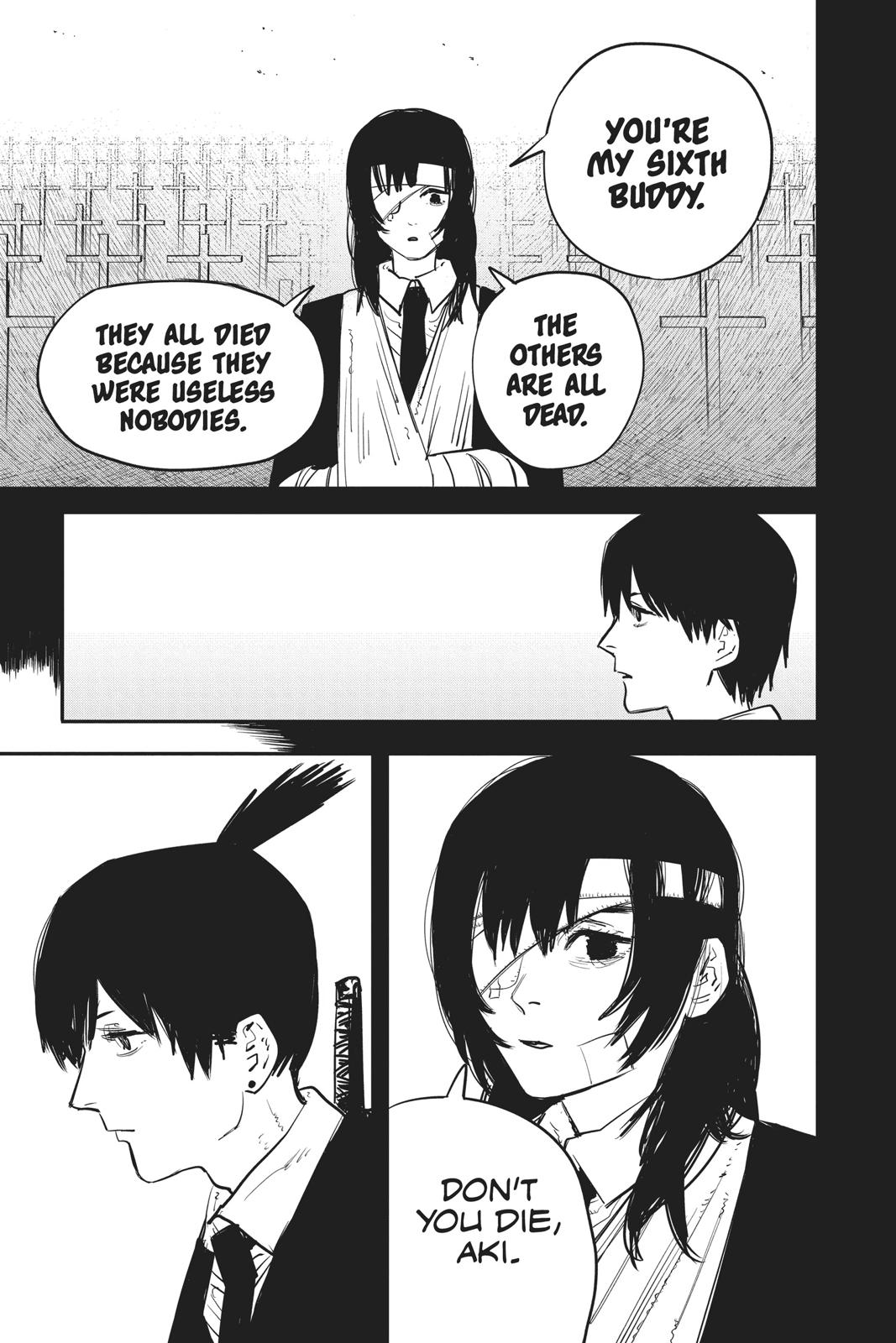 Chainsaw Man Manga Chapter 14 page 16 - French Kiss scene