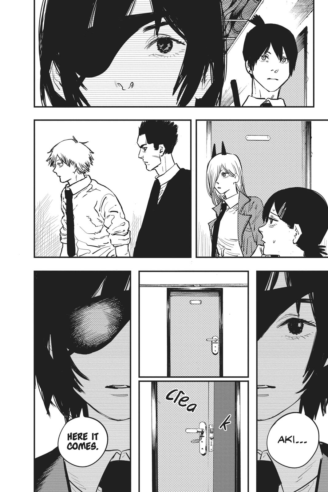 Chainsaw Man Manga Chapter 14 page 17 - French Kiss scene