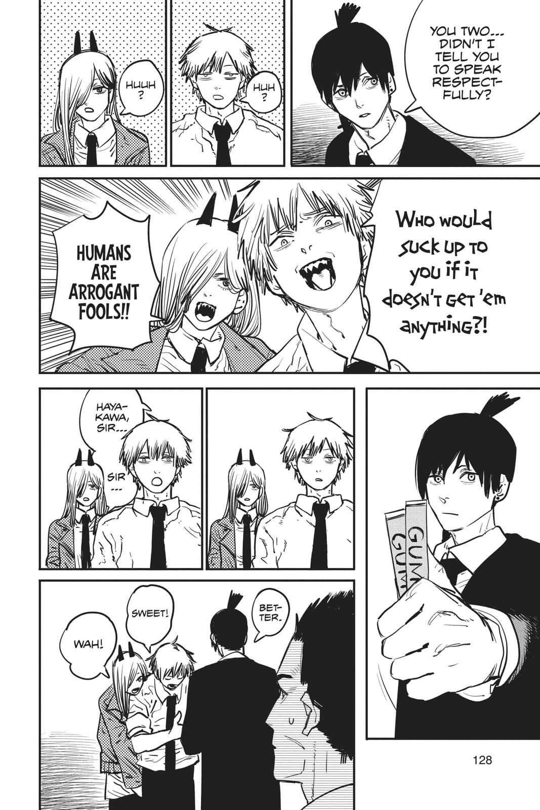 Chainsaw Man Manga Chapter 14 page 2 - French Kiss scene