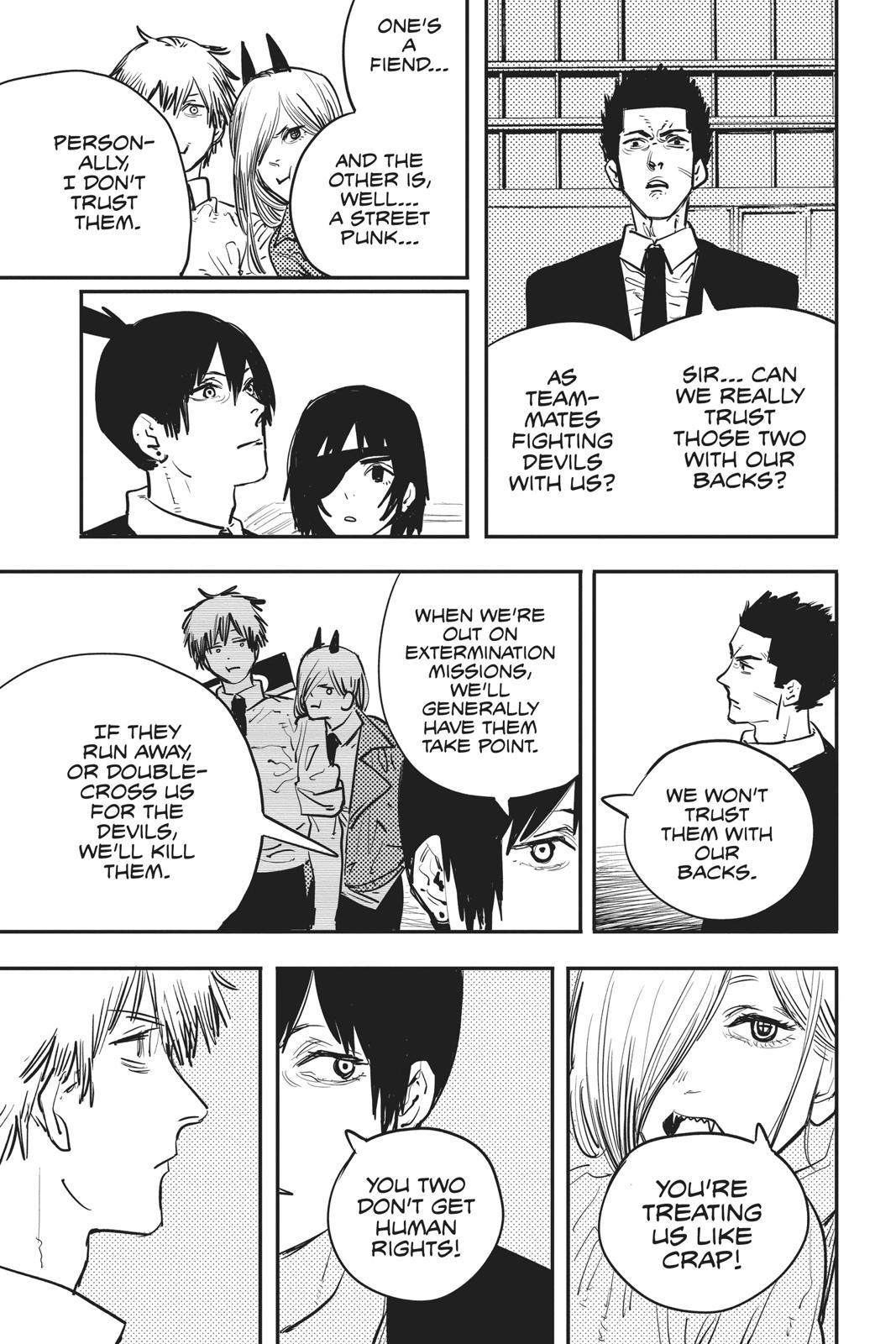 Chainsaw Man Manga Chapter 14 page 3 - French Kiss scene