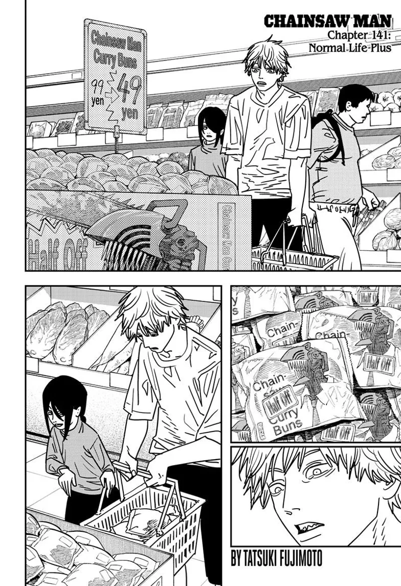 Chainsaw Man Manga Chapter 141 page 1 - Normal Life Plus scene