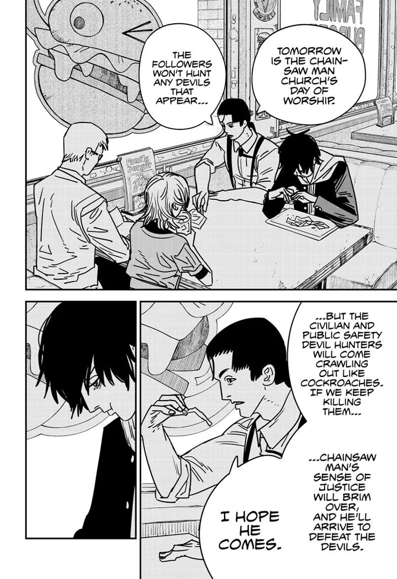 Chainsaw Man Manga Chapter 141 page 13 - Normal Life Plus scene