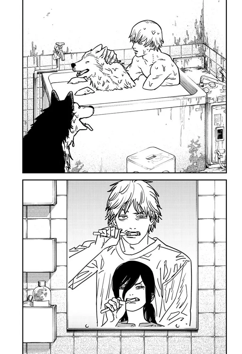 Chainsaw Man Manga Chapter 141 page 6 - Normal Life Plus scene