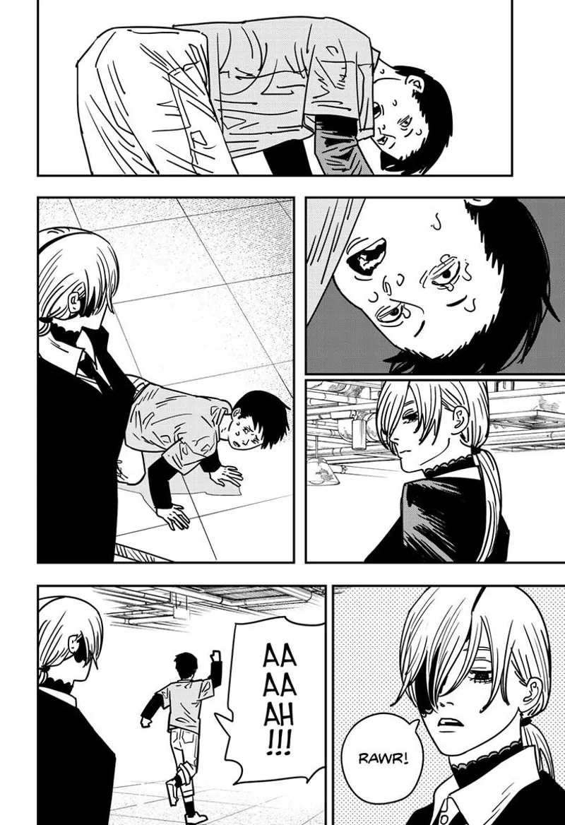 Chainsaw Man Manga Chapter 143 page 11 - Rawr scene