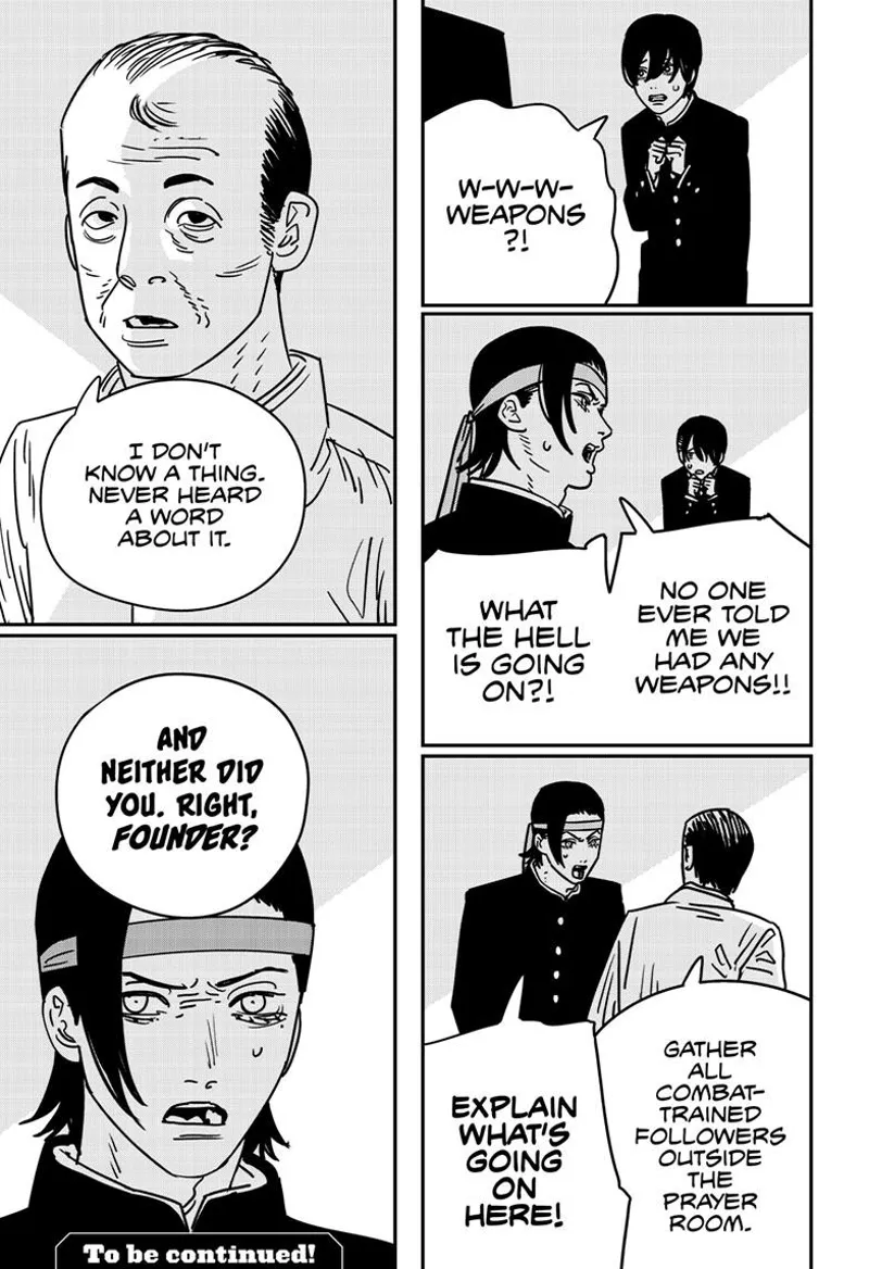 Chainsaw Man Manga Chapter 143 page 14 - Rawr scene