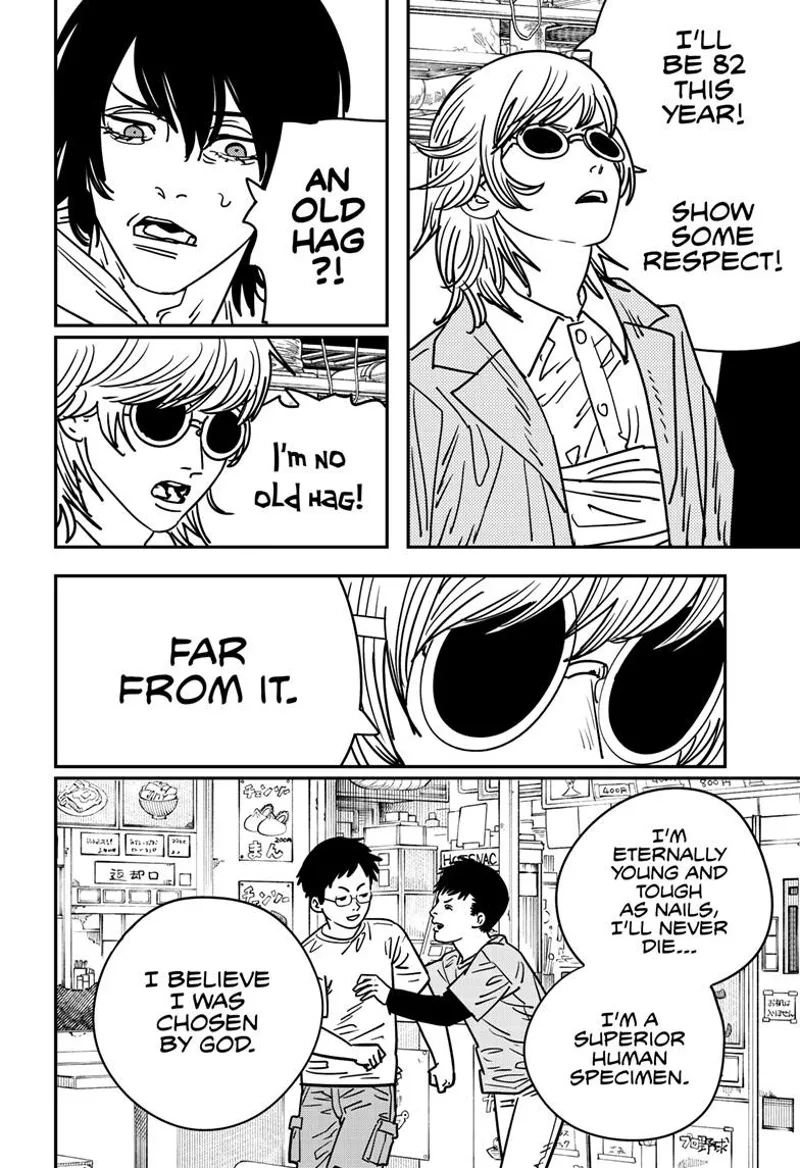 Chainsaw Man Manga Chapter 143 page 2 - Rawr scene