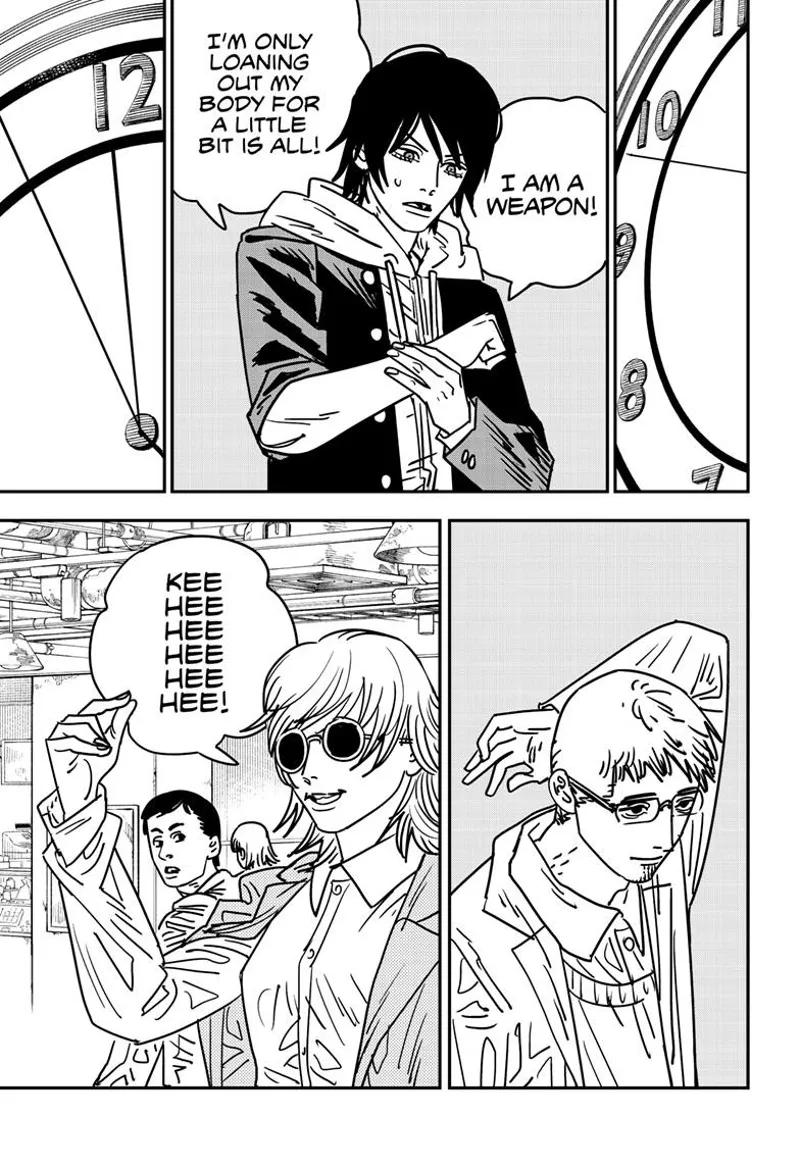 Chainsaw Man Manga Chapter 143 page 5 - Rawr scene