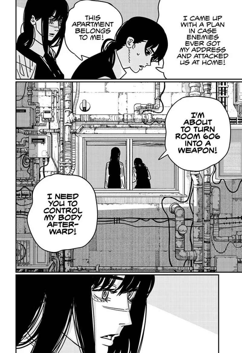 Chainsaw Man Manga Chapter 145 page 10 - Kumbaya scene