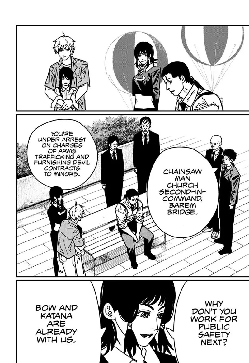 Chainsaw Man Manga Chapter 145 page 4 - Kumbaya scene