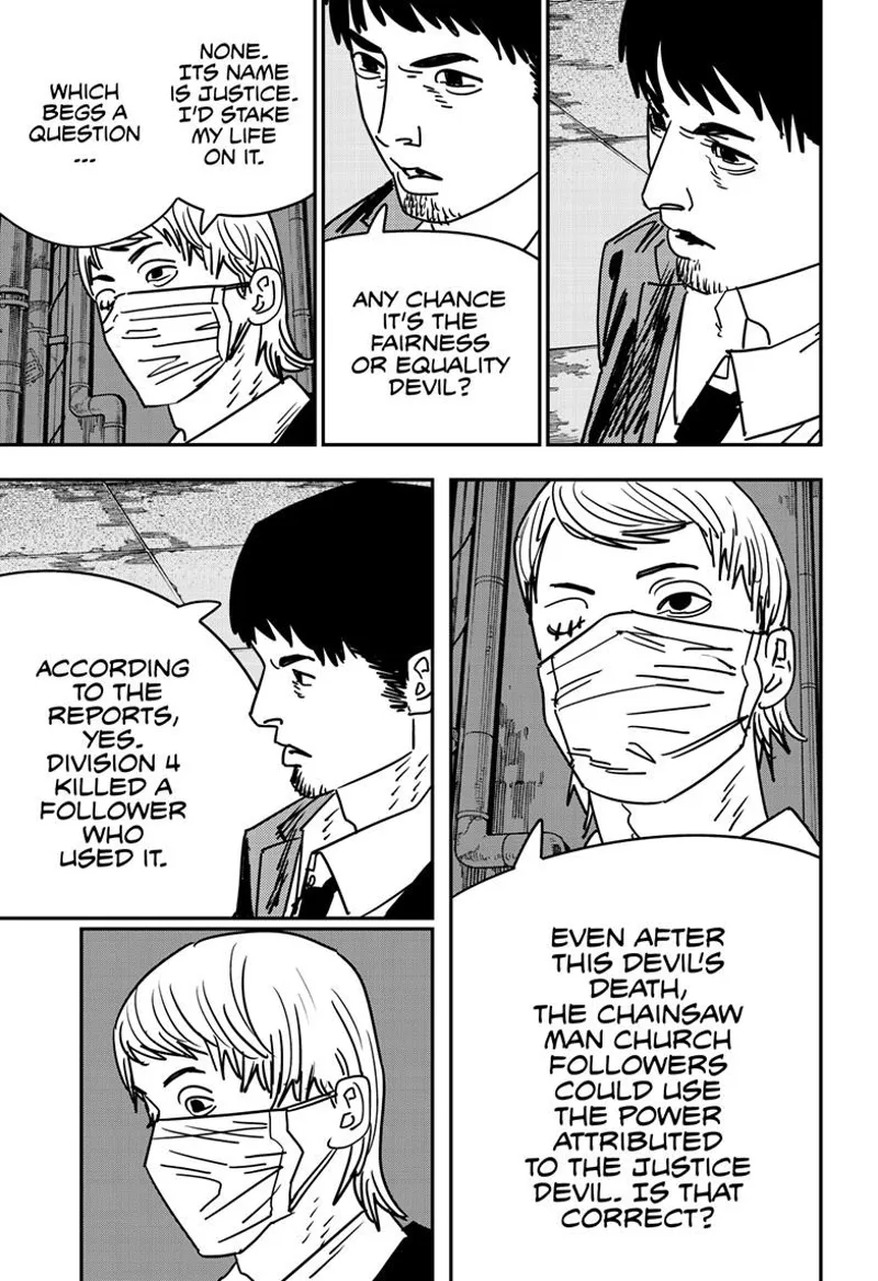 Chainsaw Man Manga Chapter 145 page 7 - Kumbaya scene