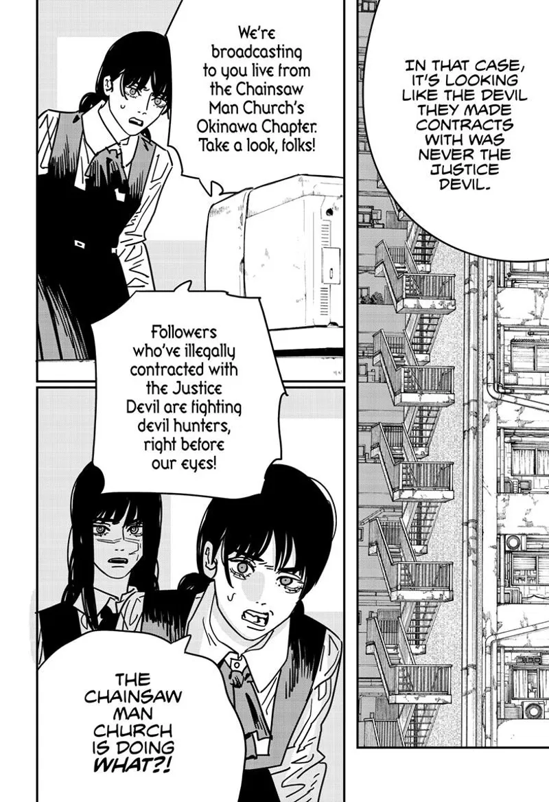 Chainsaw Man Manga Chapter 145 page 8 - Kumbaya scene