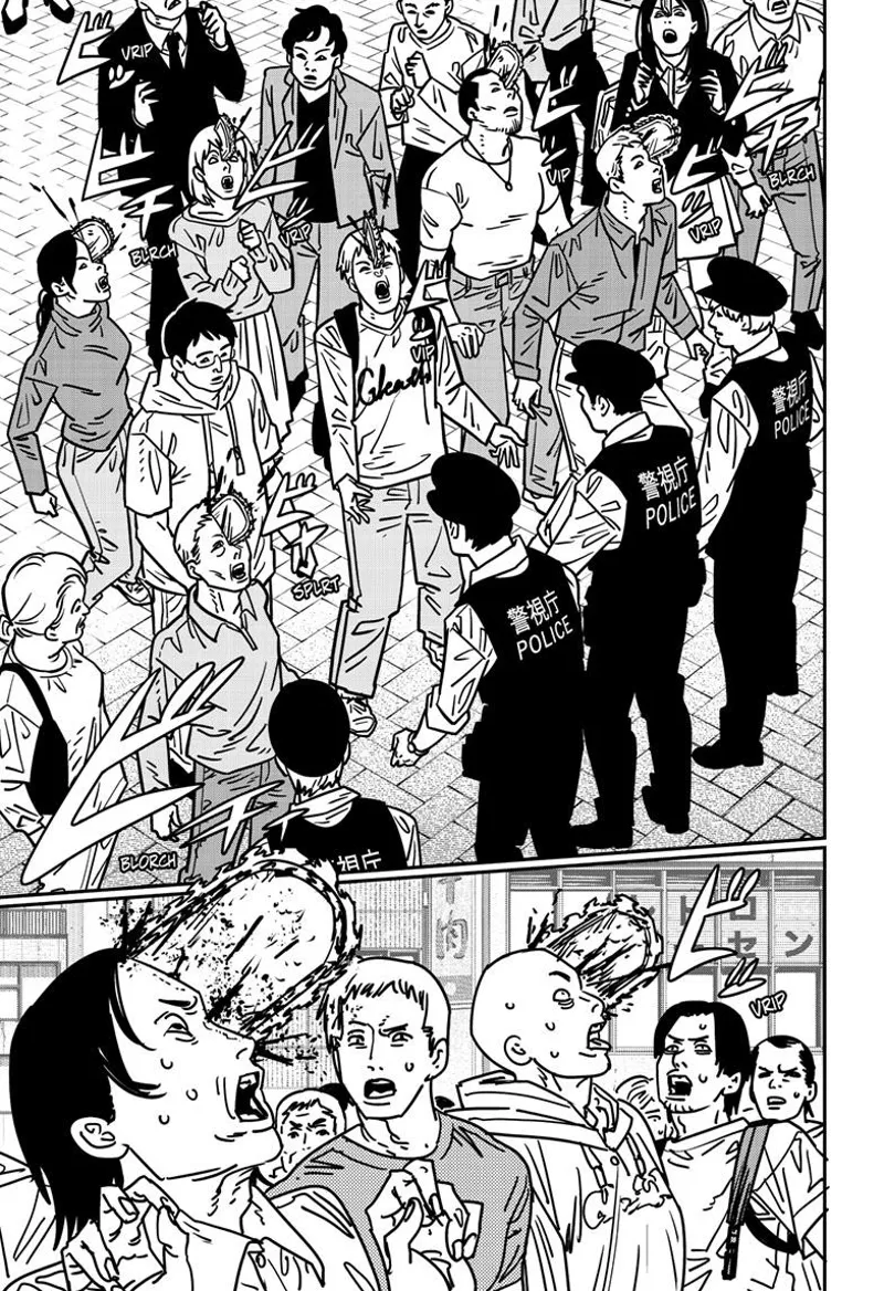 Chainsaw Man Manga Chapter 146 page 5 - Chainsaw Man War scene