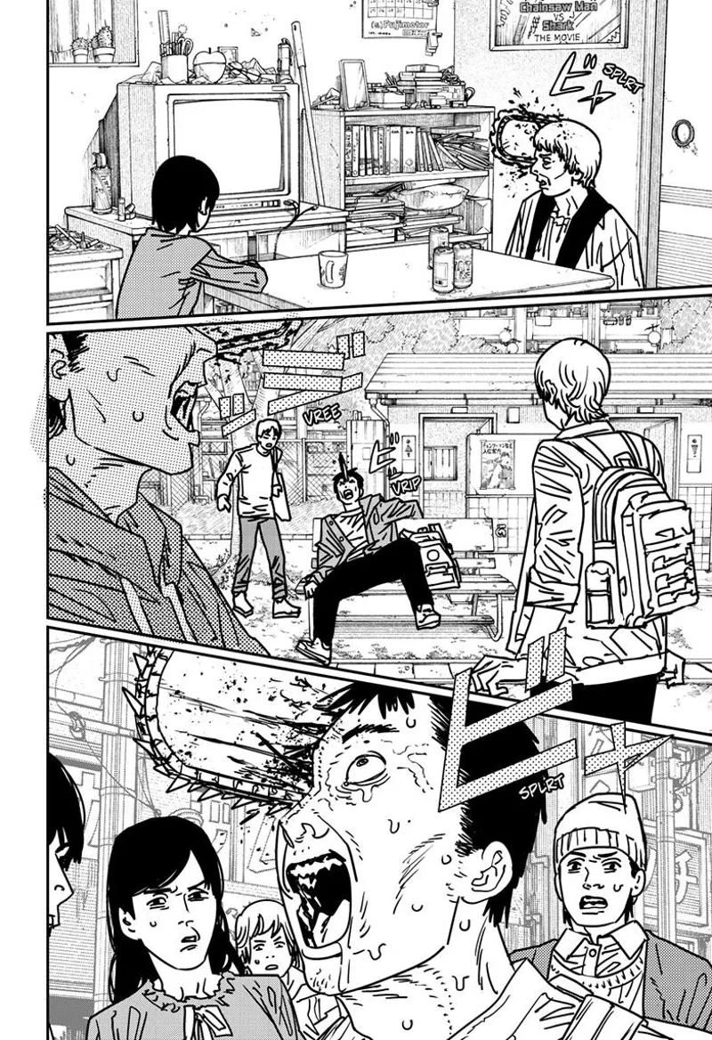 Chainsaw Man Manga Chapter 146 page 6 - Chainsaw Man War scene