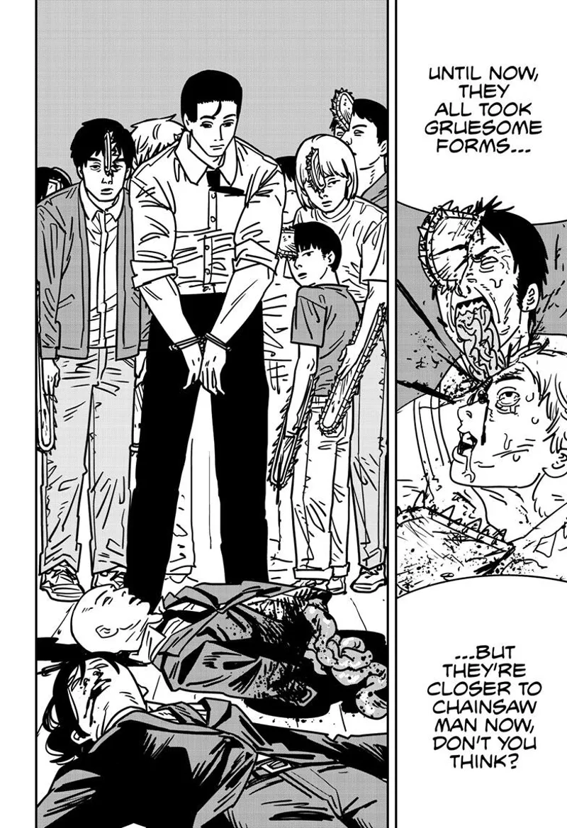 Chainsaw Man Manga Chapter 146 page 9 - Chainsaw Man War scene