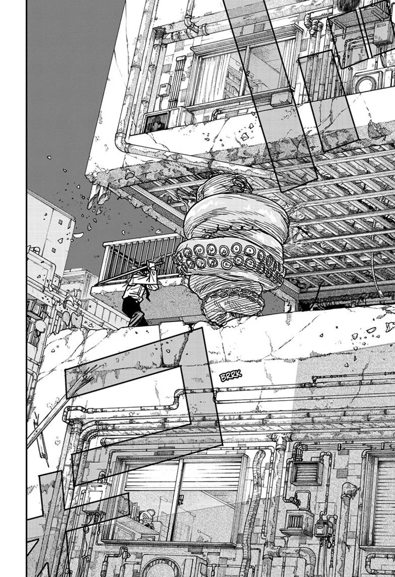 Chainsaw Man Manga Chapter 148 page 10 - Room 606 Sword scene