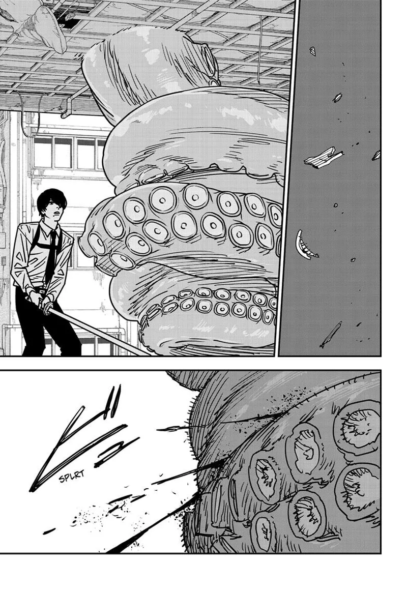 Chainsaw Man Manga Chapter 148 page 11 - Room 606 Sword scene