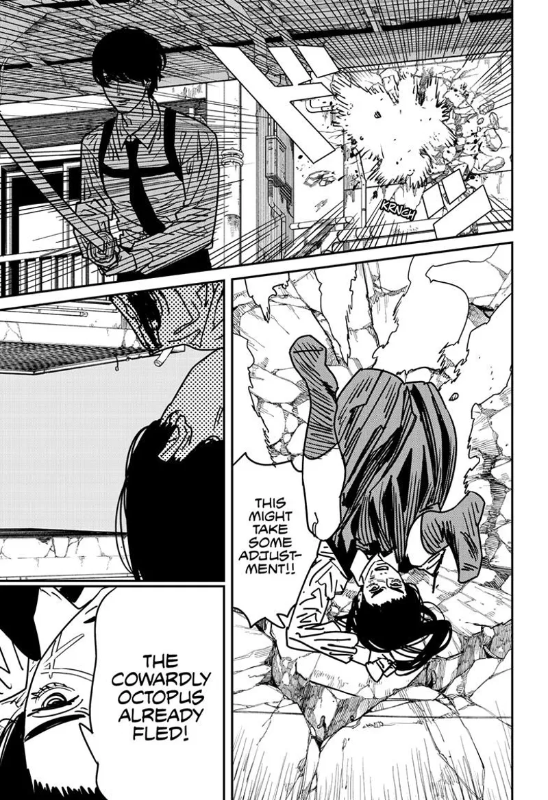 Chainsaw Man Manga Chapter 148 page 15 - Room 606 Sword scene