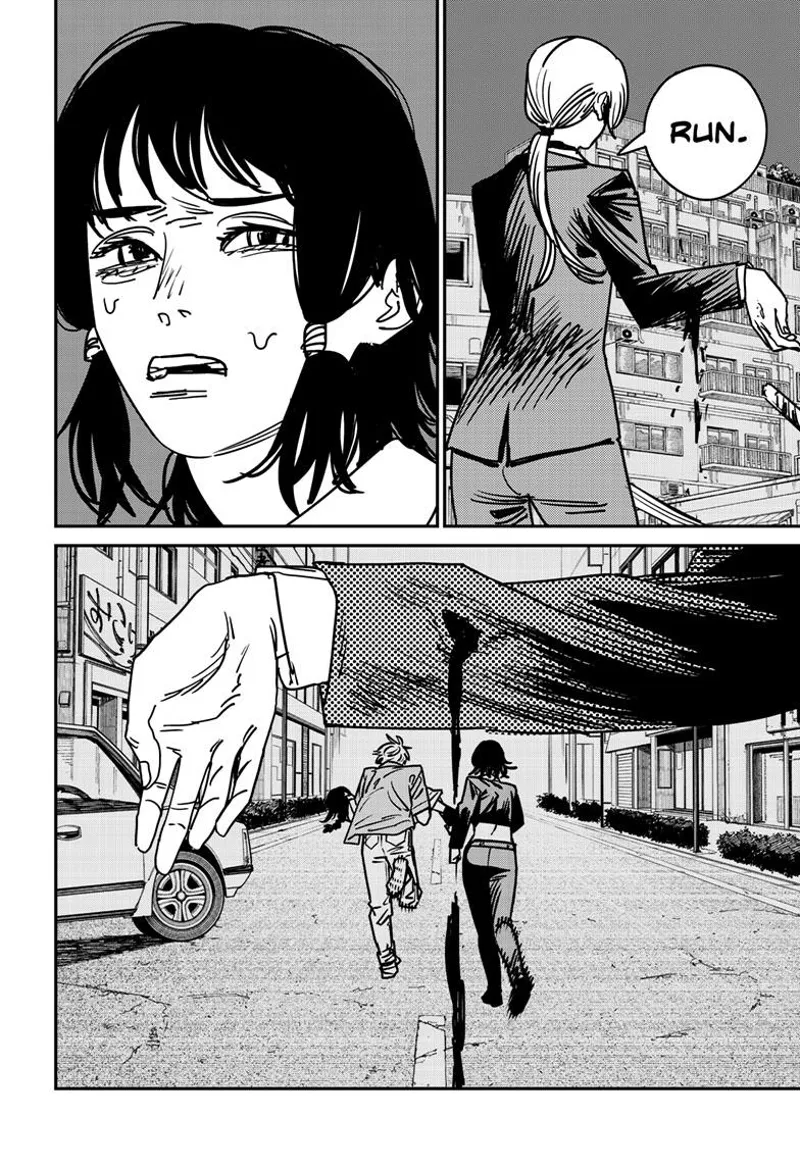 Chainsaw Man Manga Chapter 148 page 6 - Room 606 Sword scene