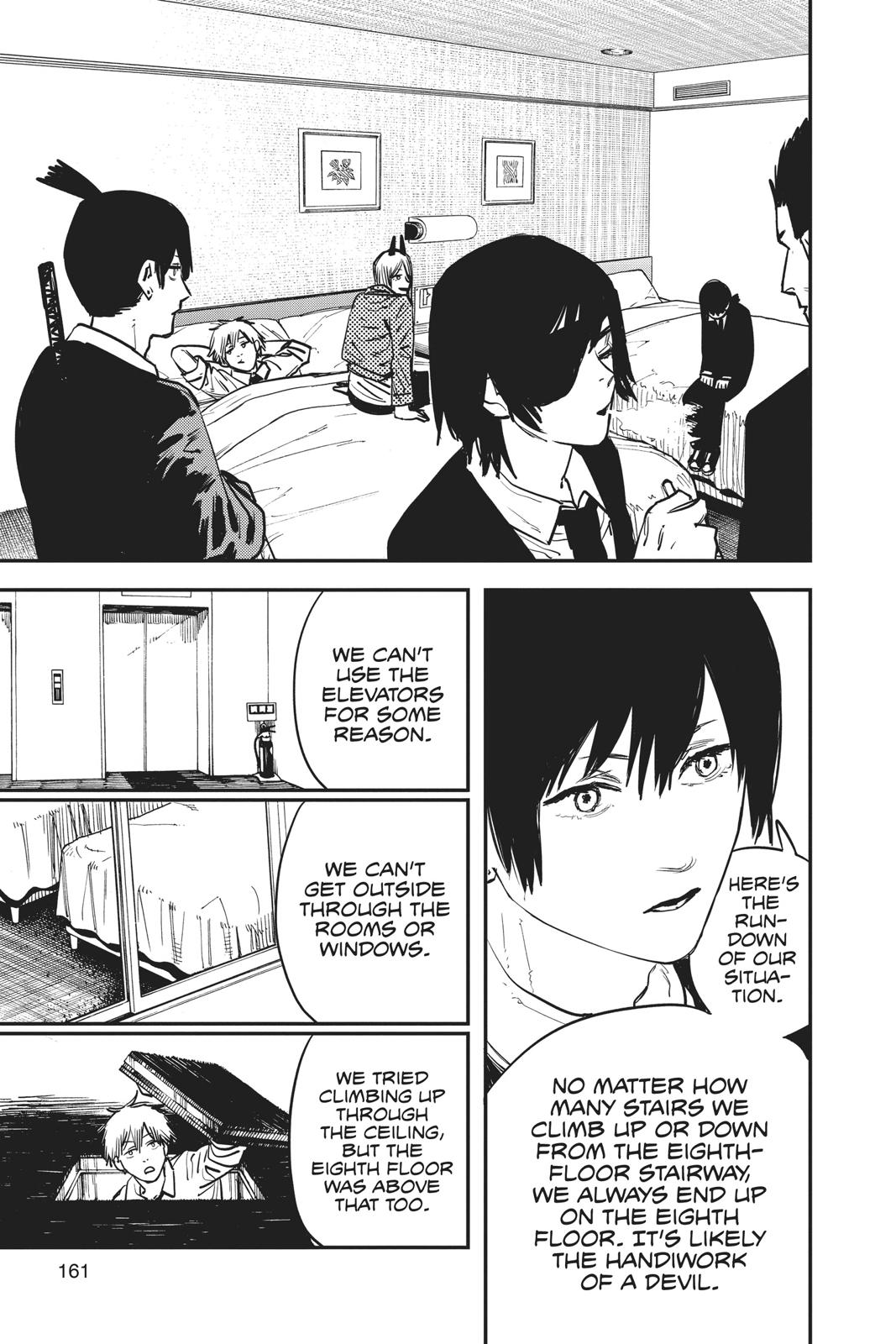 Chainsaw Man Manga Chapter 15 page 15 - Endless 8th Floor scene