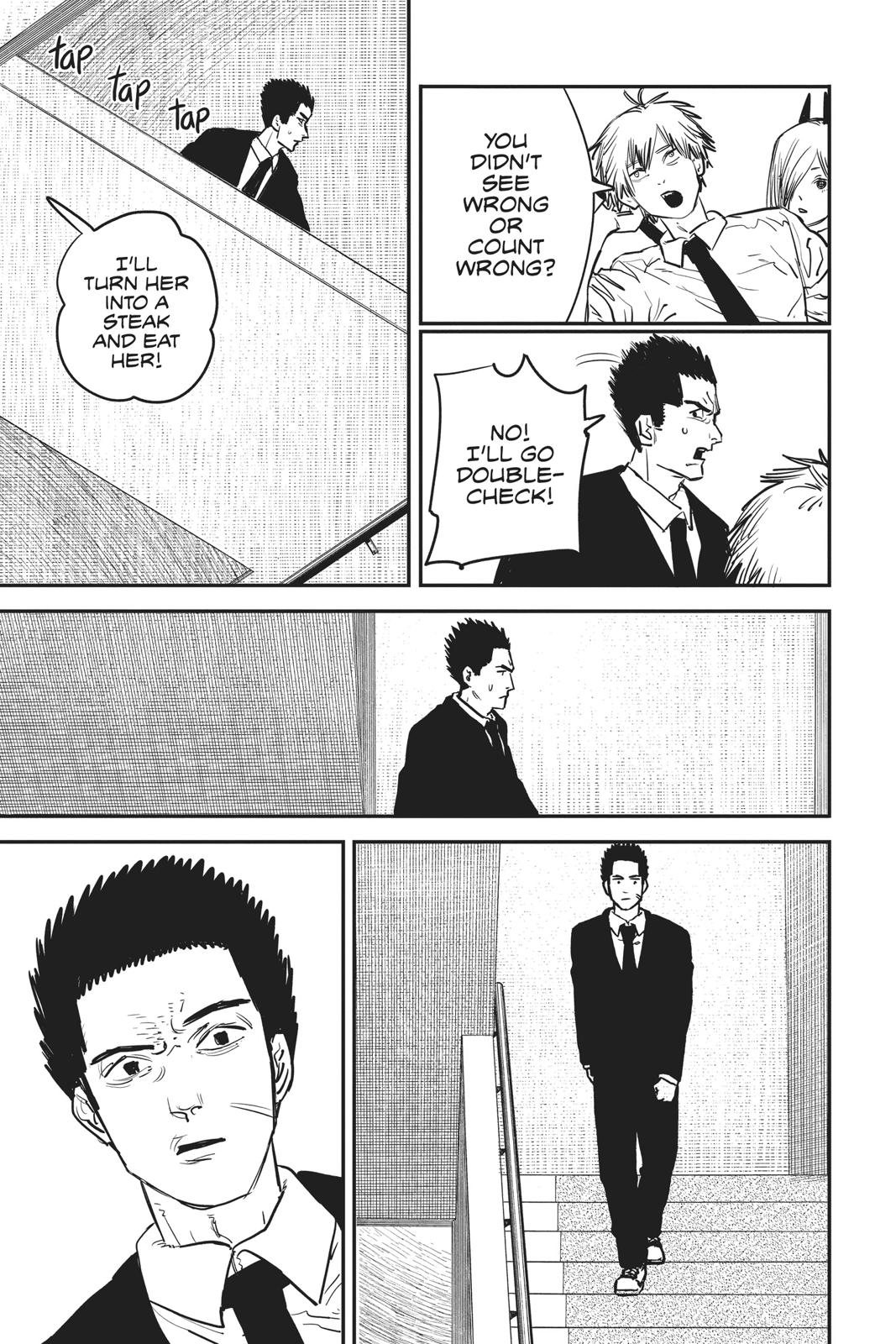 Chainsaw Man Manga Chapter 15 page 9 - Endless 8th Floor scene