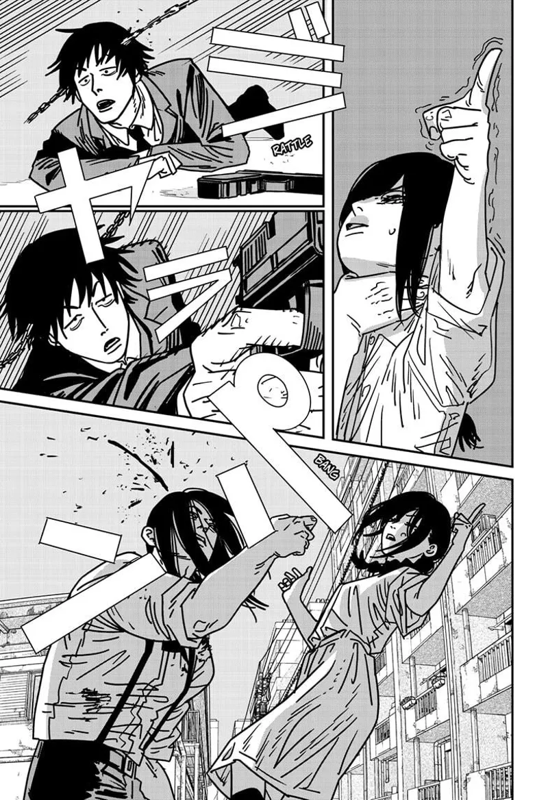 Chainsaw Man Manga Chapter 151 page 10 - The Return of Chainsaw Man scene