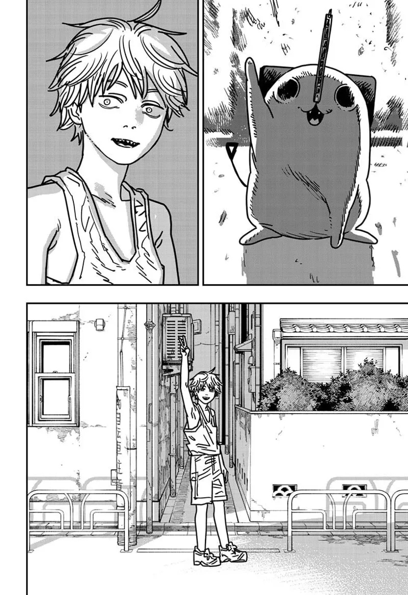 Chainsaw Man Manga Chapter 151 page 13 - The Return of Chainsaw Man scene