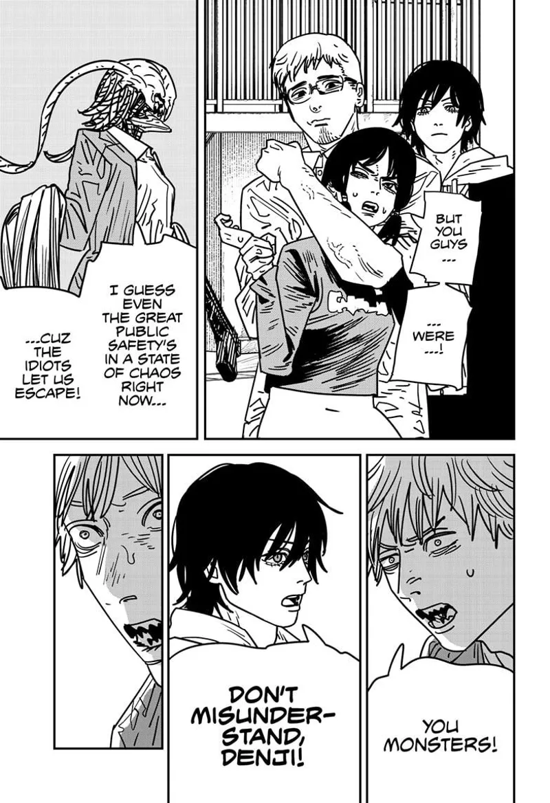 Chainsaw Man Manga Chapter 151 page 2 - The Return of Chainsaw Man scene