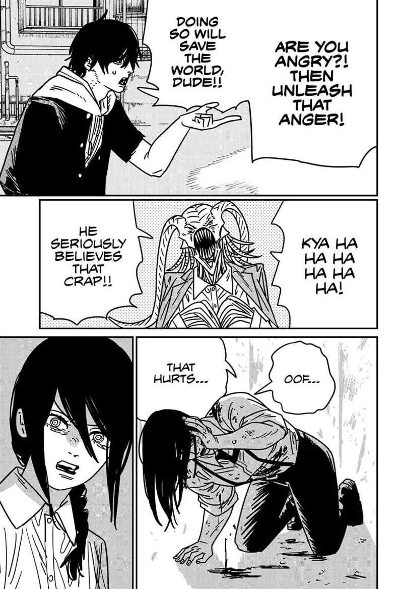 Chainsaw Man Manga Chapter 151 page 4 - The Return of Chainsaw Man scene
