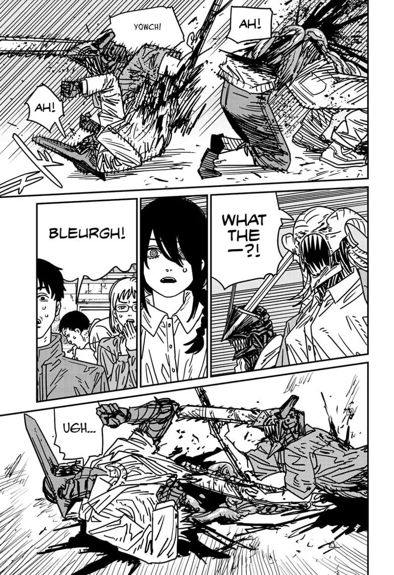 Chainsaw Man Manga Chapter 152 page 10 - Massage scene