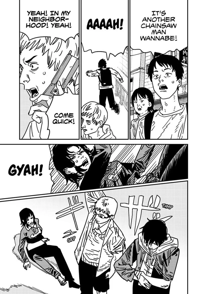 Chainsaw Man Manga Chapter 152 page 2 - Massage scene