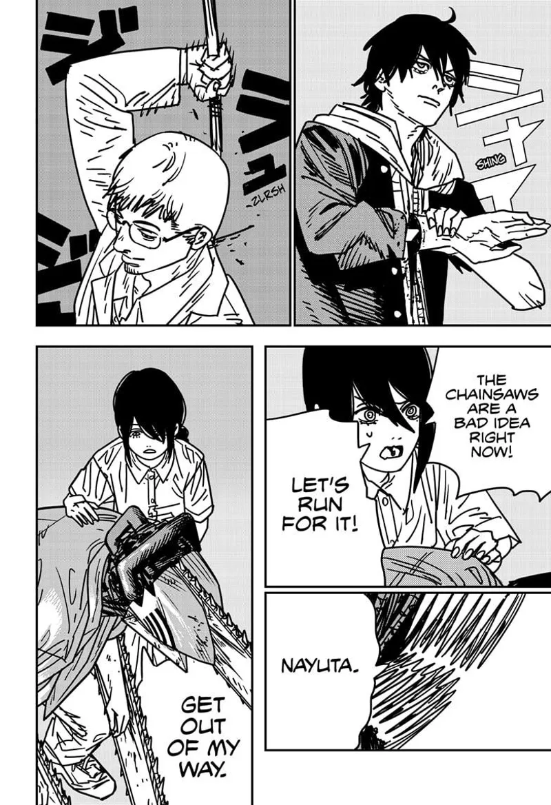 Chainsaw Man Manga Chapter 152 page 3 - Massage scene