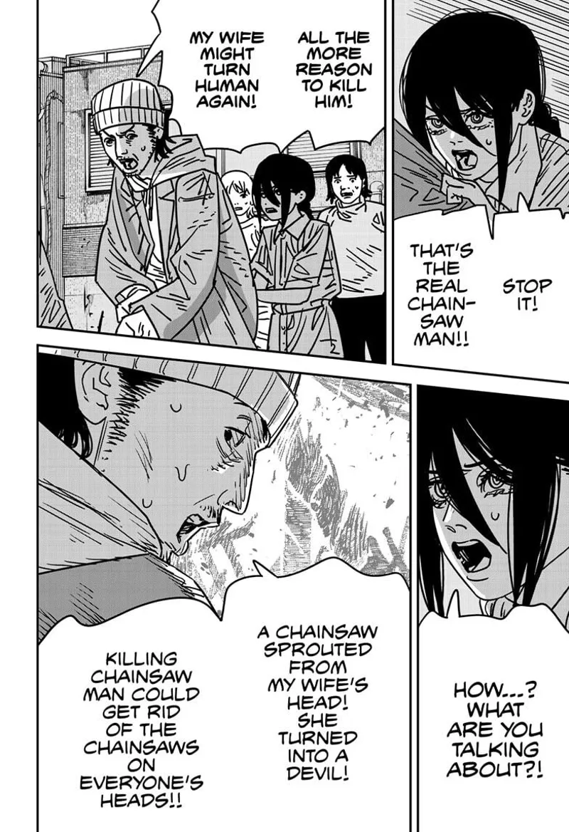 Chainsaw Man Manga Chapter 153 page 10 - Chainsaw Man Hunters scene