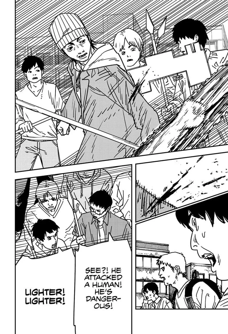 Chainsaw Man Manga Chapter 153 page 12 - Chainsaw Man Hunters scene