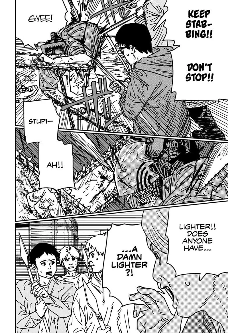 Chainsaw Man Manga Chapter 153 page 14 - Chainsaw Man Hunters scene
