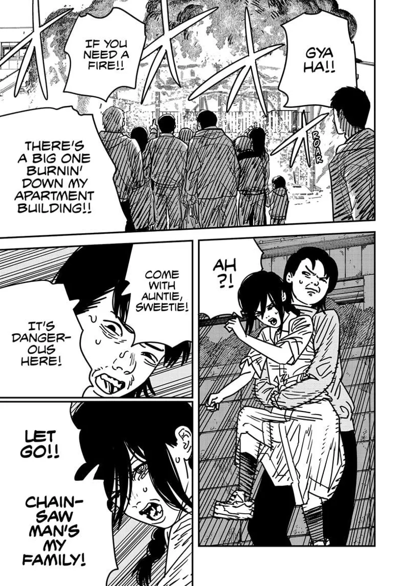 Chainsaw Man Manga Chapter 153 page 15 - Chainsaw Man Hunters scene