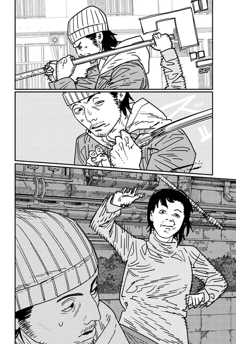 Chainsaw Man Manga Chapter 153 page 18 - Chainsaw Man Hunters scene
