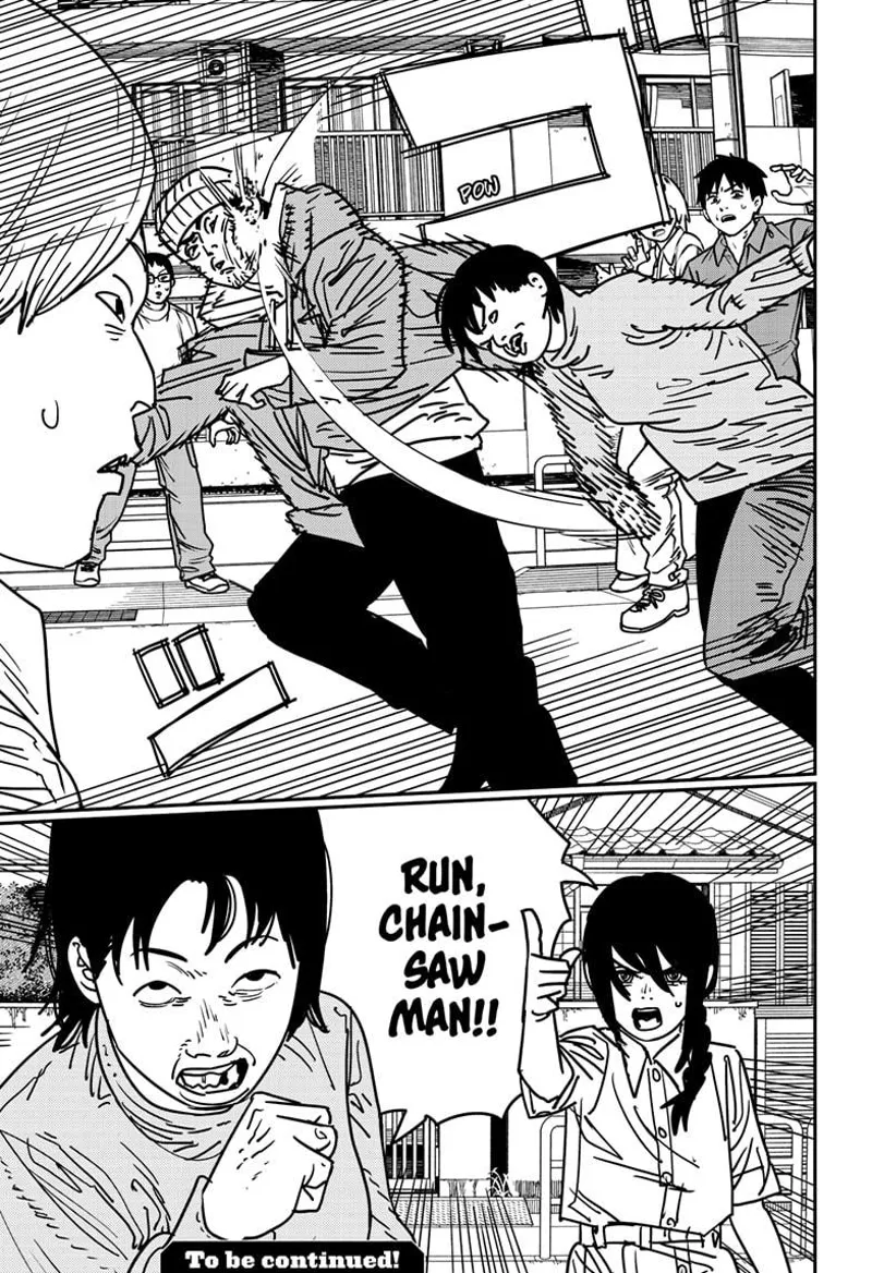 Chainsaw Man Manga Chapter 153 page 19 - Chainsaw Man Hunters scene