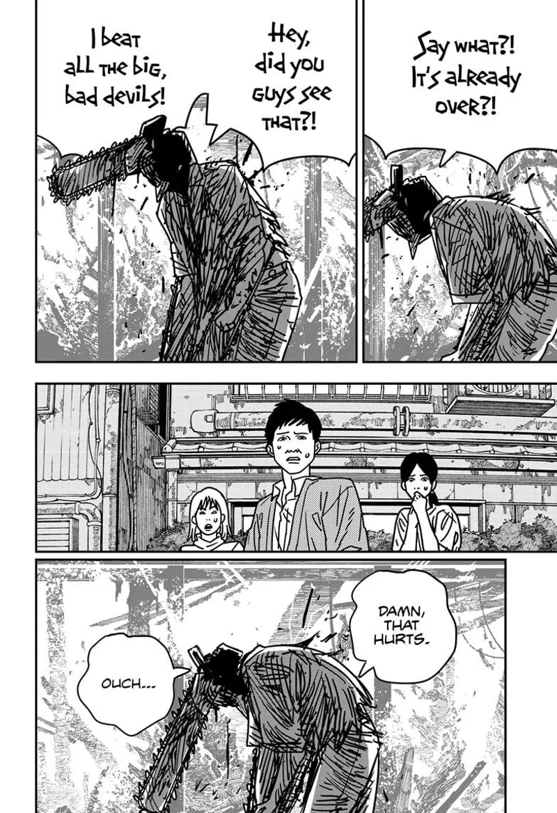 Chainsaw Man Manga Chapter 153 page 2 - Chainsaw Man Hunters scene