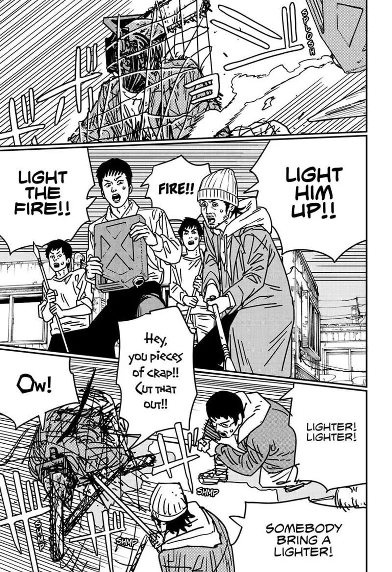 Chainsaw Man Manga Chapter 153 page 9 - Chainsaw Man Hunters scene