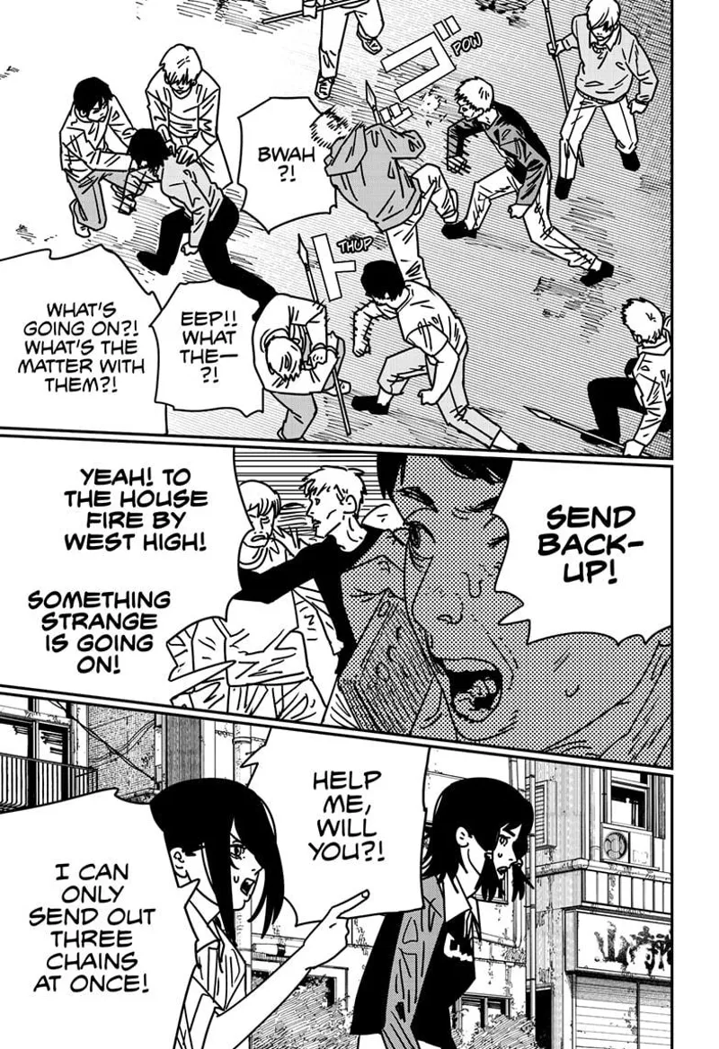 Chainsaw Man Manga Chapter 154 page 2 - All Pets scene