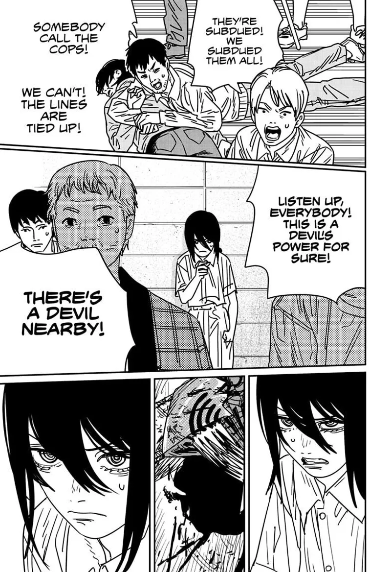 Chainsaw Man Manga Chapter 154 page 6 - All Pets scene