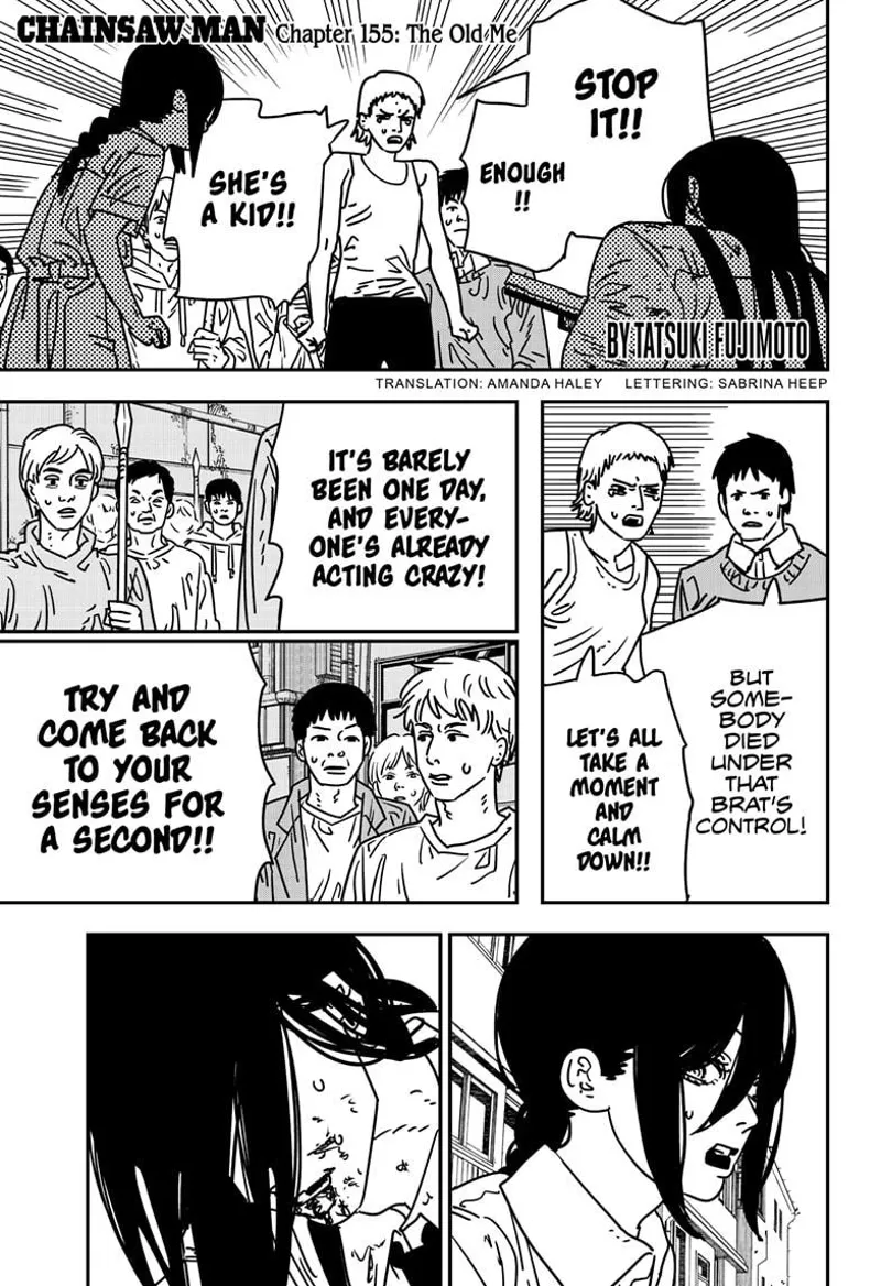 Chainsaw Man Manga Chapter 155 page 1 - The Old Me scene