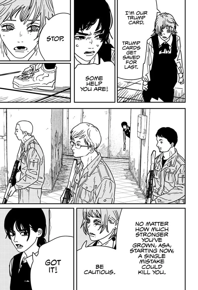 Chainsaw Man Manga Chapter 157 page 13 - College Fund scene