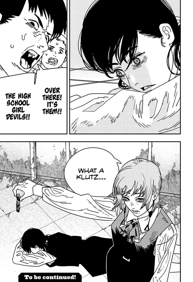 Chainsaw Man Manga Chapter 157 page 15 - College Fund scene