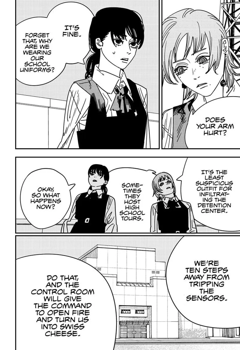 Chainsaw Man Manga Chapter 157 page 2 - College Fund scene