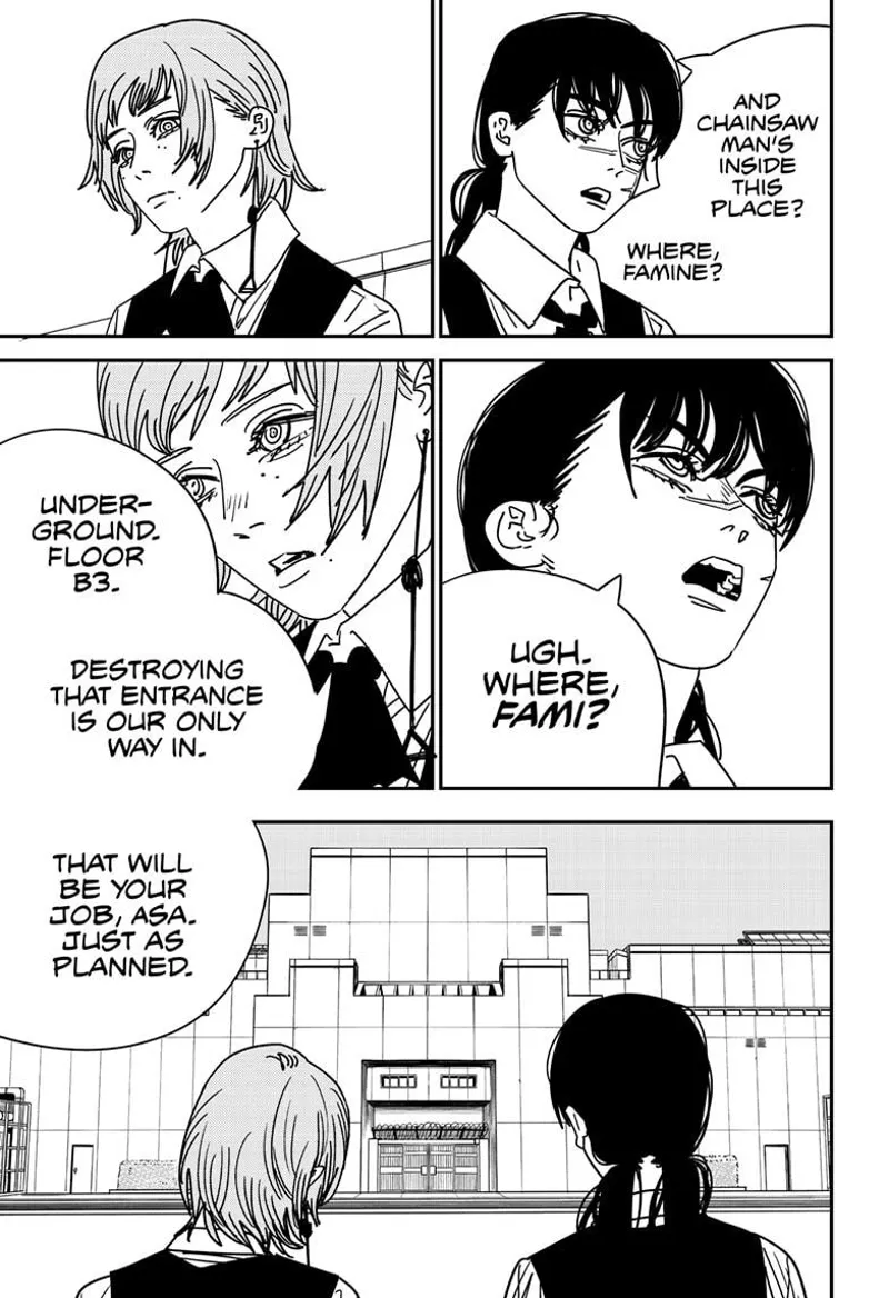 Chainsaw Man Manga Chapter 157 page 3 - College Fund scene