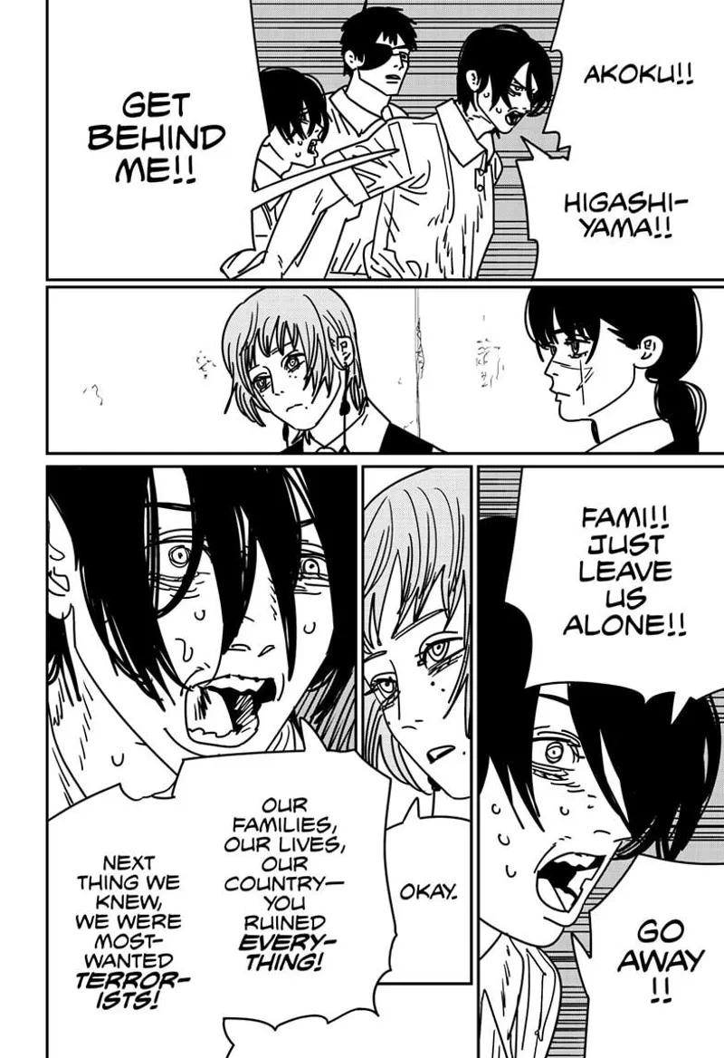 Chainsaw Man Manga Chapter 158 page 13 - Gyohnee Guillotine scene